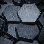 30mm Hexagonal Plain Plastic Bases - Only-Games