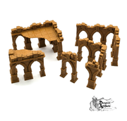 Pillar Ruins - Stormguard 15mm 28mm 32mm 42mm Wargaming Terrain D&D, DnD - Only-Games