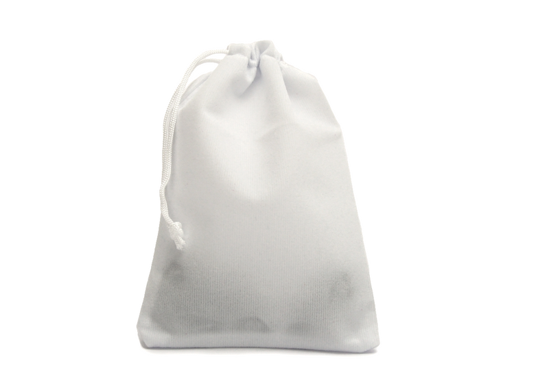 Plain Dice Bag - White - Only-Games
