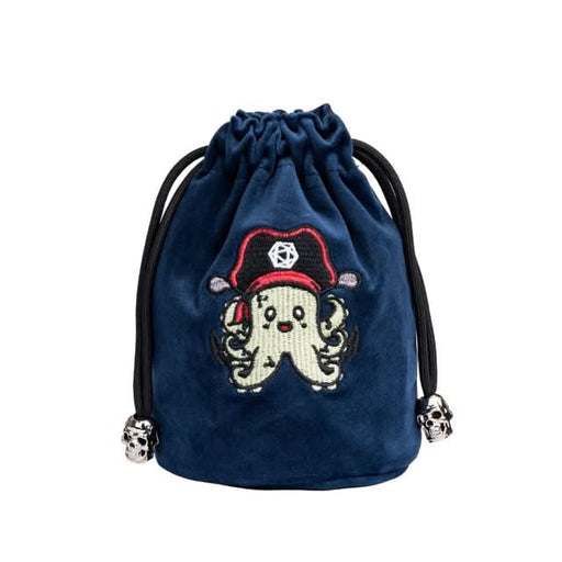 Plunderpus | Flannel Drawstring Dice Bag | Blue - Only-Games