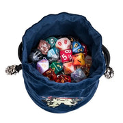 Plunderpus | Flannel Drawstring Dice Bag | Blue - Only-Games