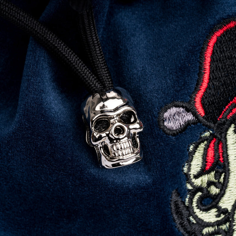 Plunderpus | Flannel Drawstring Dice Bag | Blue - Only-Games
