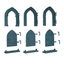 Pointed Arch Doors - Only-Games