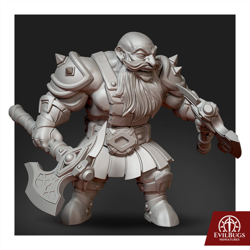 Dwarfs Squad 01  28mm/32mm/54mm - Only-Games