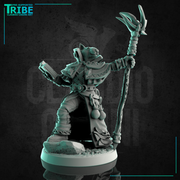 (0247) Male dog folk bullterrier wizard magician with a magic staff - Only-Games