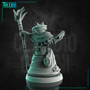 (0247) Male dog folk bullterrier wizard magician with a magic staff - Only-Games