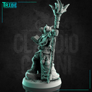 (0247) Male dog folk bullterrier wizard magician with a magic staff - Only-Games