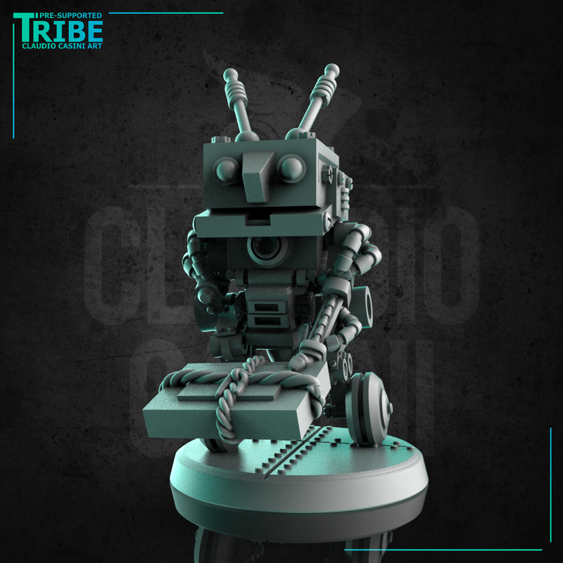 (0270) Android sci-fi robot for deliveries - Only-Games