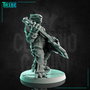 (0253) Male dragonid bard rocker with a demonic guitar - Only-Games