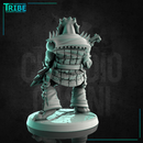 (0253) Male dragonid bard rocker with a demonic guitar - Only-Games