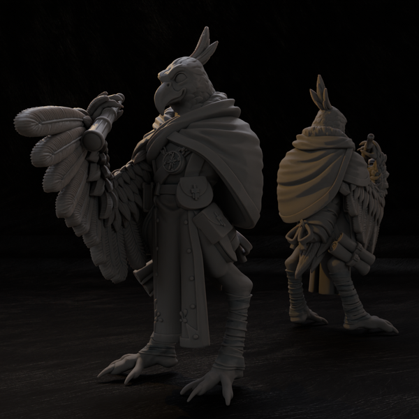 Qillek Ad Khollar - Aaracokra Cleric / Wizard - Only-Games