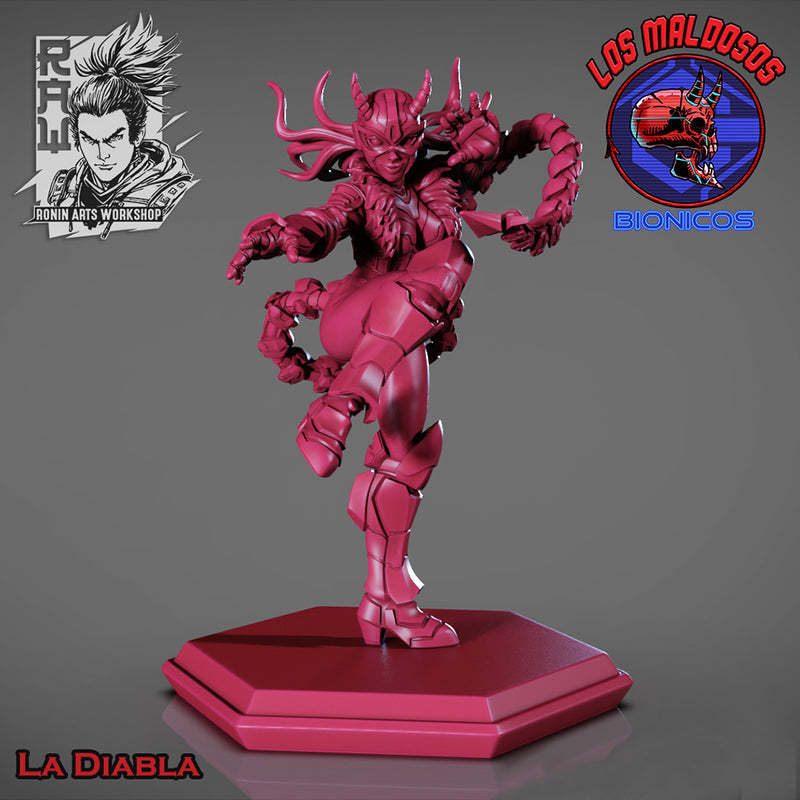 La Diabla - Cyberpunk Luchadora 35mm - Only-Games
