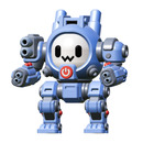 15mm Cute Mech Tabletop Miniatures Set of 4 with Bases - Only-Games