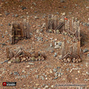 Ramshackle Fence - Cities of Ramshackle and Ruin - Printable Scenery - Terrain, Wargaming, D&D, DnD