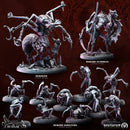 Reanimated Spider Ghouls | Bestiarum | Wargaming DnD Miniatures