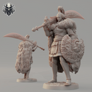 Redmane Dame - Realsteone - Terrain Wargaming D&D DnD 32mm 40mm 54mm