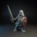 Duckmen Warrior - Man-at-Arms with Sword and Shield - Mallard Fighter - Only-Games