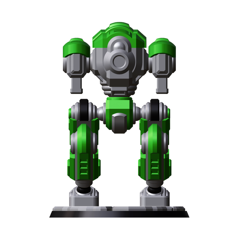 Sci-fi Mech No Paint FDM Miniature Kit for Tabletop Wargaming