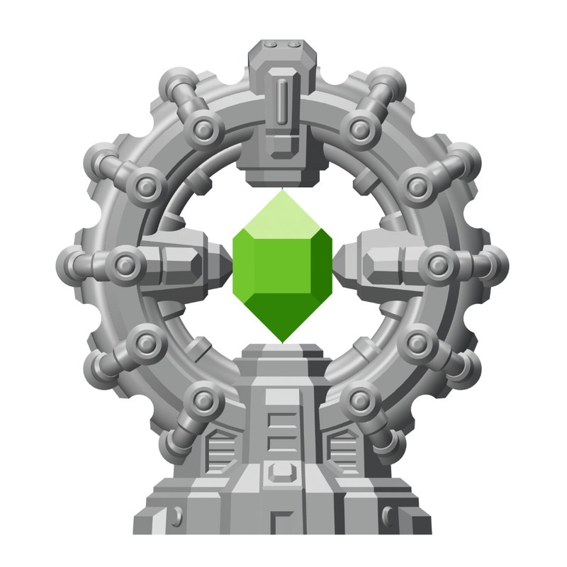 Alien Power Core FDM Objective Marker and Sci-Fi Tabletop Terrain STL