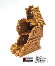 Ruined Governor's Mansion - The Lost Islands - Printable Scenery Wargaming Terrain D&D, DnD - Only-Games