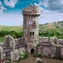 Ruined King's Round Tower - King and Country - Printable Scenery Terrain Wargaming D&D DnD 10mm 15mm 20mm 25mm 28mm 32mm 40mm 54mm Painted options