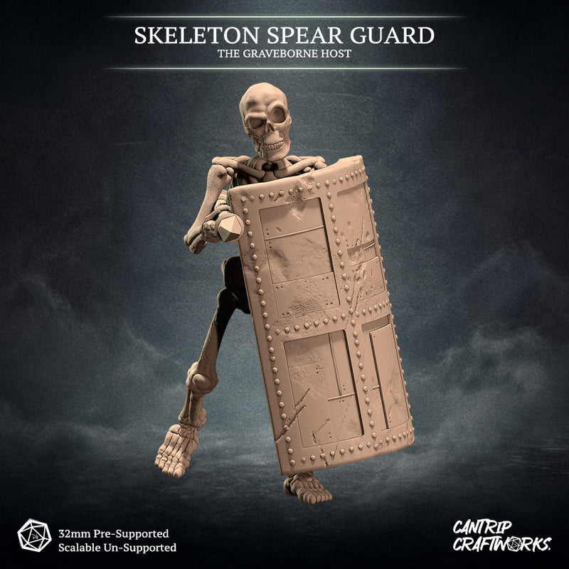 Skeleton Spear Guard, The Graveborne Host