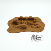 Scatter Ruins 4 - Stormguard - RMPrintable 28mm 32mm Wargaming Terrain D&D, DnD - Only-Games