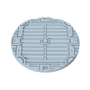 Sci-Fi Grated Floor Base Toppers – 32mm Round Bases - Only-Games