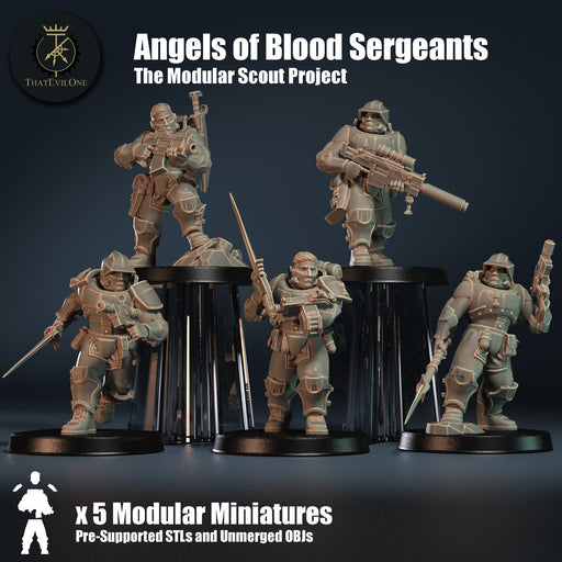 Modular Scout Angels of Blood Sergeants - Only-Games