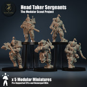 Modular Scout Head Taker Sergeants - Only-Games