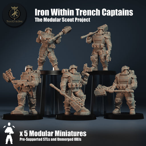 Modular Scout Iron Within Trench Captain - Only-Games