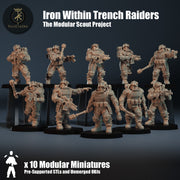 Modular Scout Iron Within Trench Raiders - Only-Games