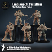 Modular Scout Landsknecht Castellans - Only-Games
