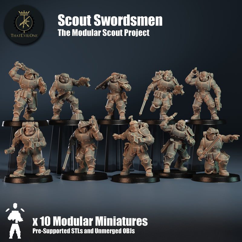 Modular Scout Swordsmen - Only-Games