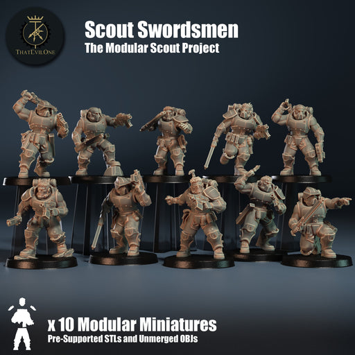 Modular Scout Swordsmen - Only-Games