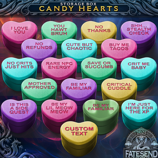 Candy Heart Dice Box - Only-Games