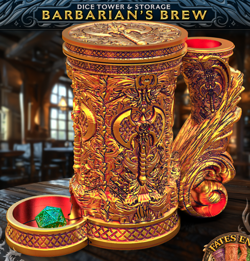 Barbarian Tankard Tower & Dice Vault - Only-Games
