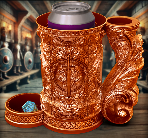 Fighter Tankard Tower and Dice Vault - Only-Games