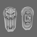 Cyber Samurai Oni Style Mega Shield Set RIGHT - Only-Games