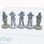 3D Printed WW2 Commander Set - Only-Games