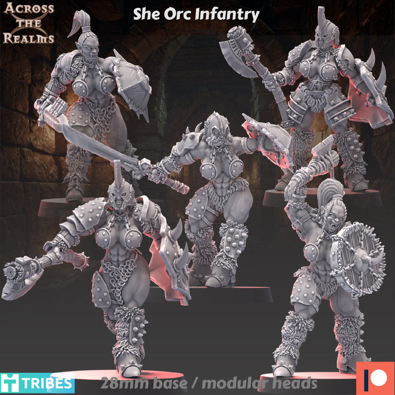 She Orc Infantry - Only-Games