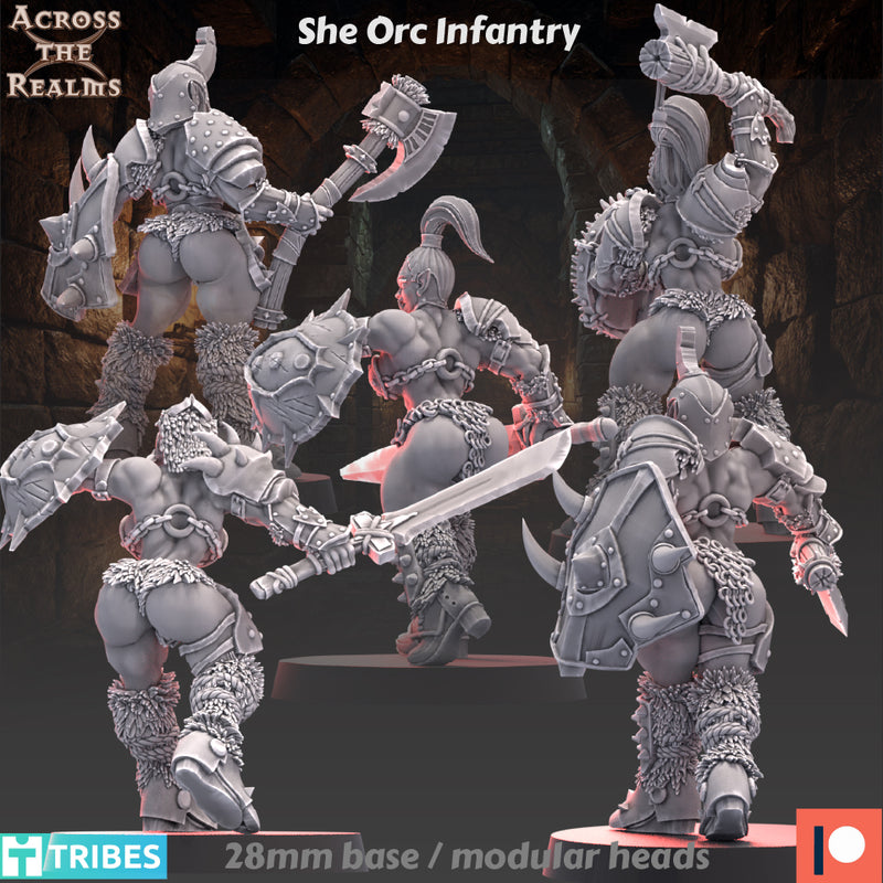 She Orc Infantry - Only-Games