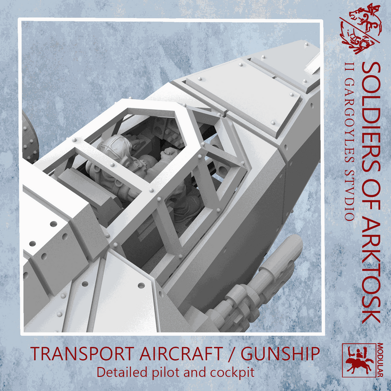 Soldiers of Arktosk Gunship - Only-Games