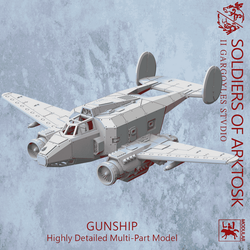 Soldiers of Arktosk Gunship - Only-Games