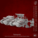 Soldiers of Vyriya Military TeleTanks | Set of 3 - Only-Games