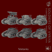 Soldiers of Vyriya Military TeleTanks | Set of 3 - Only-Games