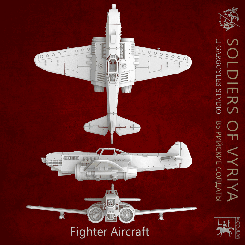 Soldiers of Vyriya Thunderbolt Fighter Aircraft - Only-Games