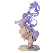 Female Wizard, Warlock, Sorcerer PC NPC, Paintedornot Original Design Unpainted Mini | 5 Sizes /Scales - Only-Games