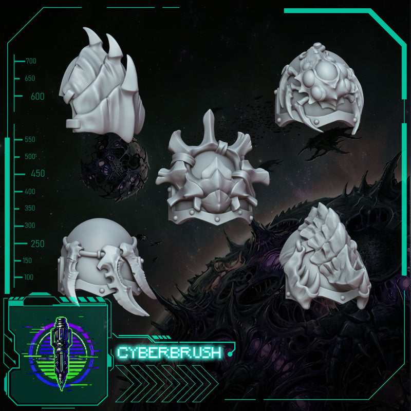Space Bug Hunters Shoulder Pad set 2