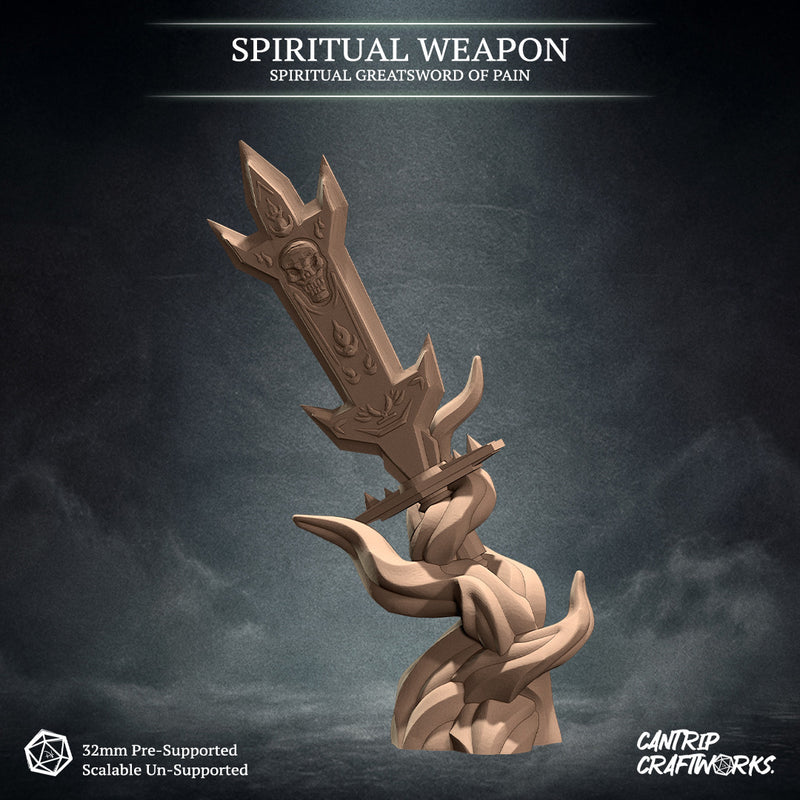 Spiritual Greatsword of Pain, Spirit Weapon - Only-Games